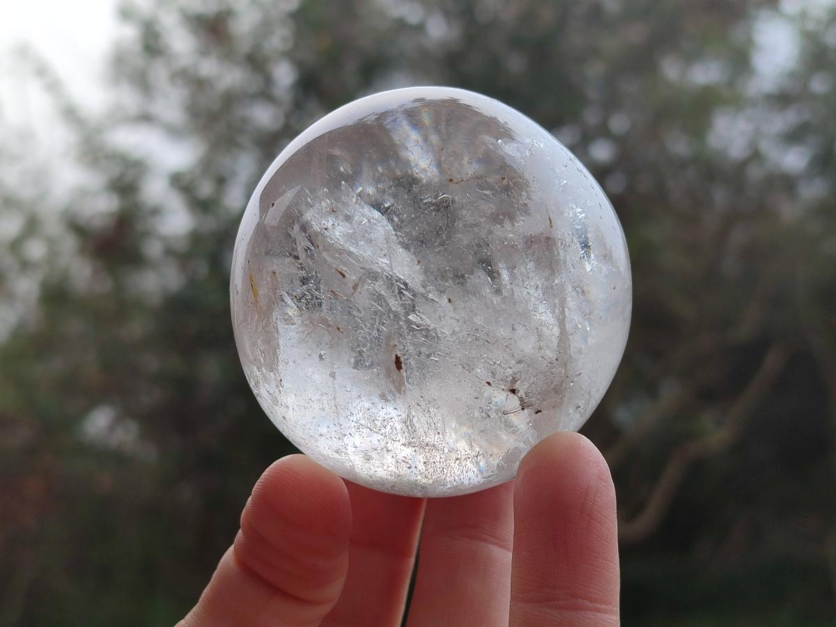 Polished Rock Crystal Balls x 6 From Amoron’i Mania, Madagascar - Toprock Gemstones and Minerals 