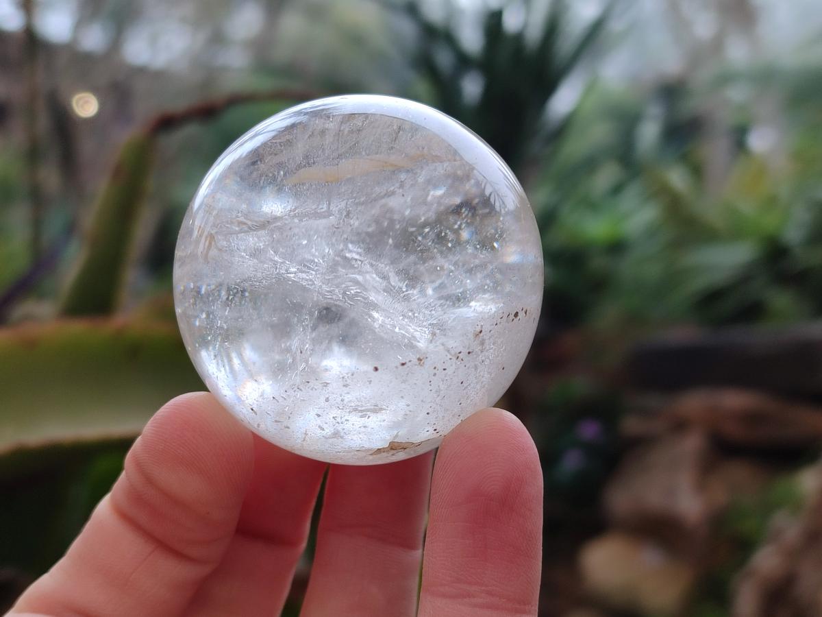Polished Rock Crystal Balls x 6 From Amoron’i Mania, Madagascar - Toprock Gemstones and Minerals 
