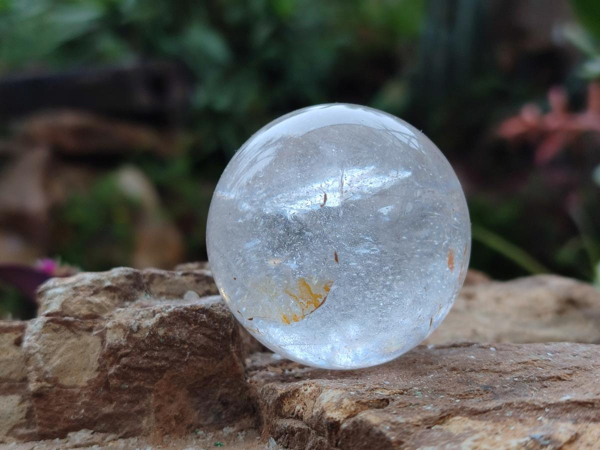 Polished Rock Crystal Balls x 6 From Amoron’i Mania, Madagascar - Toprock Gemstones and Minerals 
