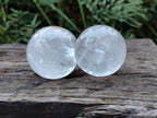 Polished Rock Crystal Balls x 6 From Amoron’i Mania, Madagascar - Toprock Gemstones and Minerals 
