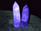 Polished Watermelon Fluorite Display Crystals x 3 From Uis, Namibia - Toprock Gemstones and Minerals 