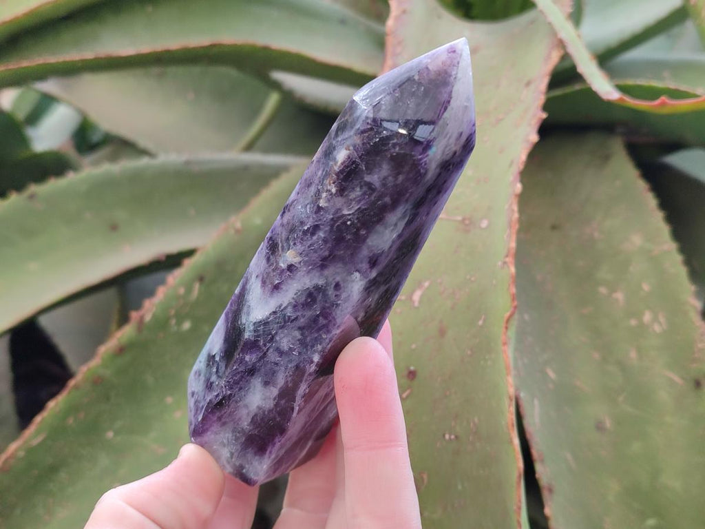 Polished Watermelon Fluorite Display Crystals x 3 From Uis, Namibia - Toprock Gemstones and Minerals 