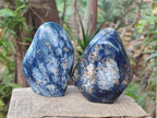 Polished Dumortierite Standing Display Pieces x 2 From Madagascar - Toprock Gemstones and Minerals 