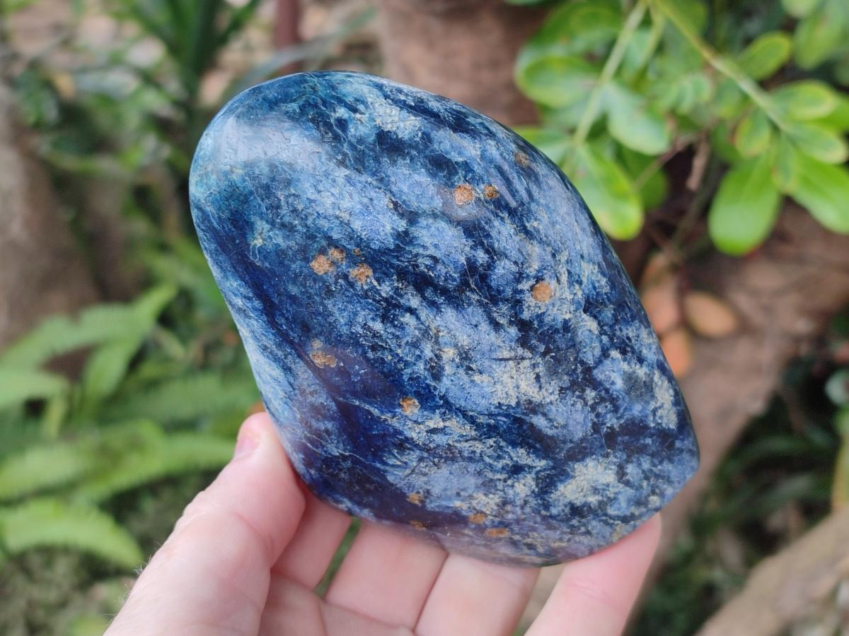 Polished Dumortierite Standing Display Pieces x 2 From Madagascar - Toprock Gemstones and Minerals 
