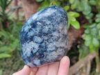 Polished Dumortierite Standing Display Pieces x 2 From Madagascar - Toprock Gemstones and Minerals 