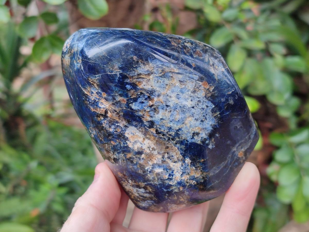 Polished Dumortierite Standing Display Pieces x 2 From Madagascar - Toprock Gemstones and Minerals 