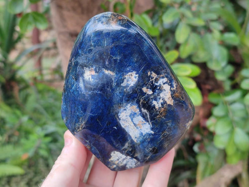Polished Dumortierite Standing Display Pieces x 2 From Madagascar - Toprock Gemstones and Minerals 