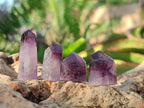 Polished MIni Amethyst Crystals x 79 From Akansobe, Madagascar - Toprock Gemstones and Minerals 