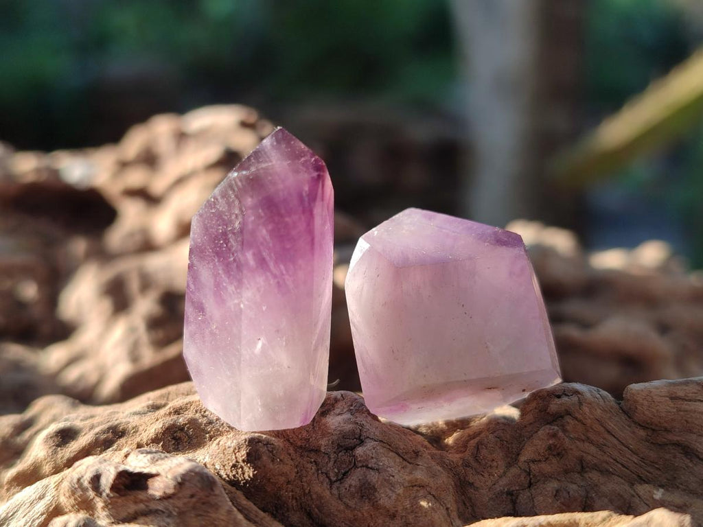 Polished MIni Amethyst Crystals x 79 From Akansobe, Madagascar - Toprock Gemstones and Minerals 