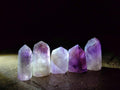 Polished MIni Amethyst Crystals x 79 From Akansobe, Madagascar - Toprock Gemstones and Minerals 