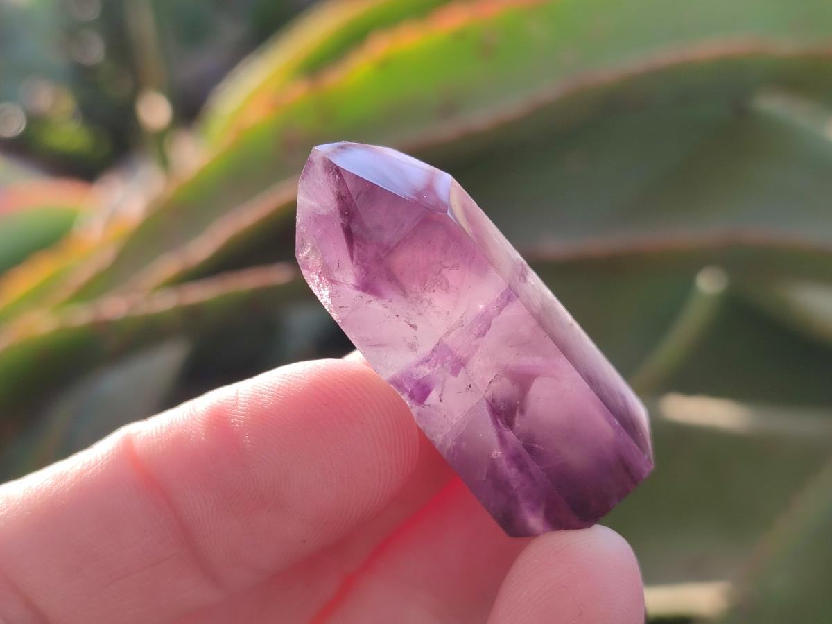 Polished MIni Amethyst Crystals x 79 From Akansobe, Madagascar - Toprock Gemstones and Minerals 