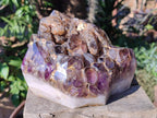 Polished XL Cascading Window Amethyst Cluster x 1 From Akansobe, Madagascar - Toprock Gemstones and Minerals 
