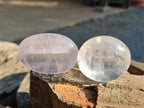 Polished Gemmy Rose Quartz Palm Stones x 20 From Madagascar - Toprock Gemstones and Minerals 