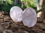 Polished Gemmy Rose Quartz Palm Stones x 20 From Madagascar - Toprock Gemstones and Minerals 