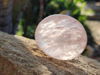 Polished Gemmy Rose Quartz Palm Stones x 20 From Madagascar - Toprock Gemstones and Minerals 