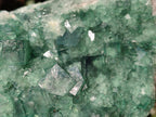 Natural Green Cubic Fluorite Specimens x 2 From Mandrosonoro, Madagascar - Toprock Gemstones and Minerals 