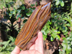 Polished Golden Tigers Eye Display Crystals x 3 From Prieska, South Africa - Toprock Gemstones and Minerals 