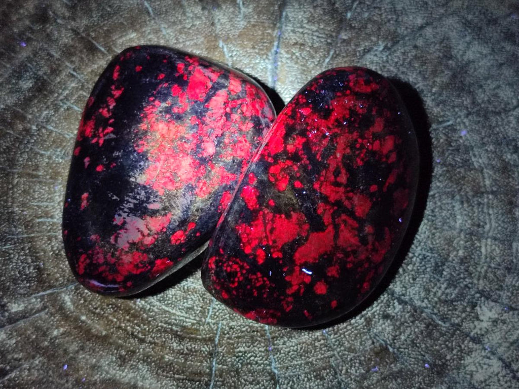 Polished Ruby Corundum In Chrome Verdite Standing Display Pieces x 6 From Mutoko, Zimbabwe - Toprock Gemstones and Minerals 