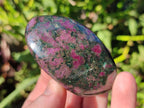 Polished Ruby Corundum In Chrome Verdite Standing Display Pieces x 6 From Mutoko, Zimbabwe - Toprock Gemstones and Minerals 