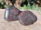 Polished Ruby Corundum In Chrome Verdite Standing Display Pieces x 6 From Mutoko, Zimbabwe - Toprock Gemstones and Minerals 