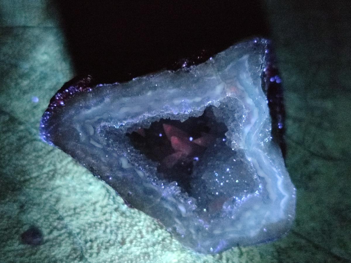 Polished On One Side Blue Lace Agate Geodes x 35 From Nsanje, Malawi - Toprock Gemstones and Minerals 