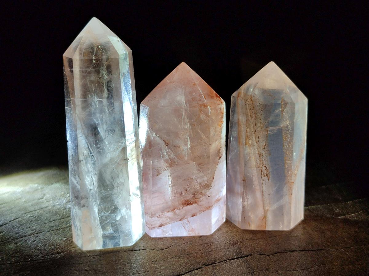 Polished Golden Hematoid Quartz Display Crystals x 12 From Madagascar - Toprock Gemstones and Minerals 