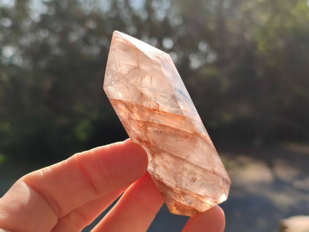 Polished Golden Hematoid Quartz Display Crystals x 12 From Madagascar - Toprock Gemstones and Minerals 