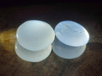 Polished Girasol Pearl Quartz Palm Stones x 24 From Ambatondrazaka, Madagascar - Toprock Gemstones and Minerals 