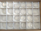 Polished Girasol Pearl Quartz Palm Stones x 24 From Ambatondrazaka, Madagascar - Toprock Gemstones and Minerals 