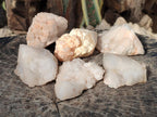 Natural Cascading "Anananas" Candle Quartz Clusters x 6 From Antsirabe, Madagascar - Toprock Gemstones and Minerals 