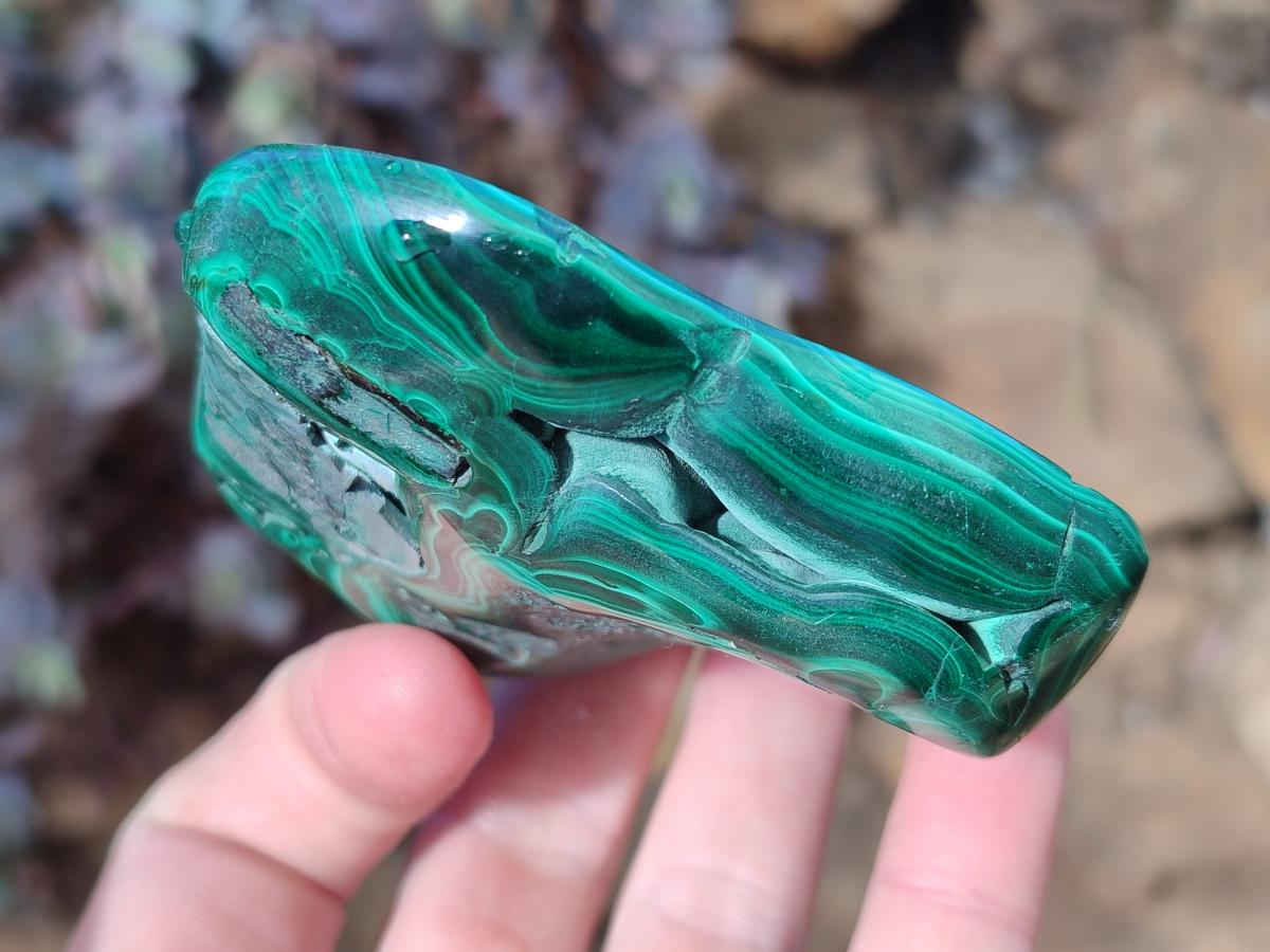 Polished Malacolla Free Forms x 6 From Kulukuluku, Congo - Toprock Gemstones and Minerals 