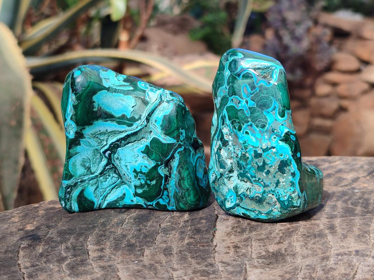 Polished Malacolla Free Forms x 6 From Kulukuluku, Congo - Toprock Gemstones and Minerals 