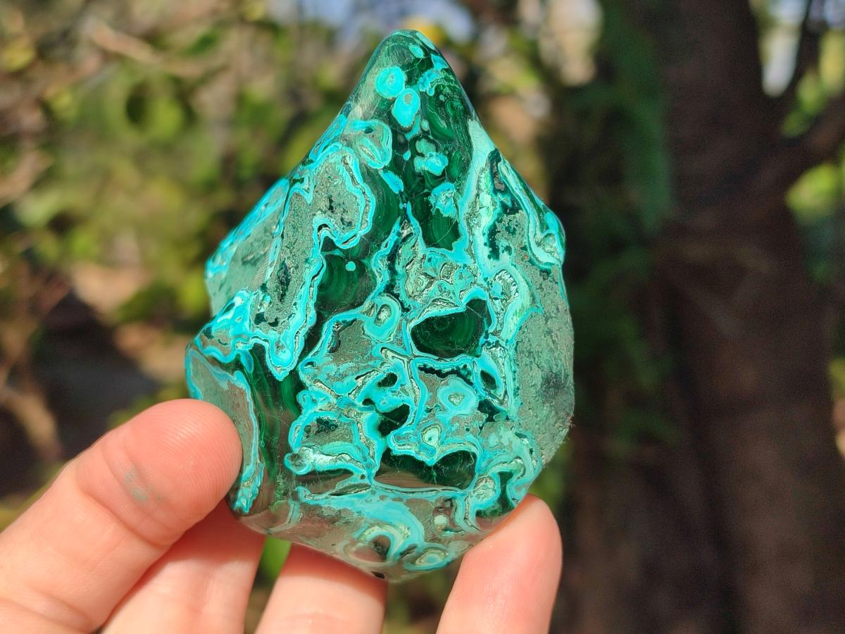 Polished Malacolla Free Forms x 6 From Kulukuluku, Congo - Toprock Gemstones and Minerals 