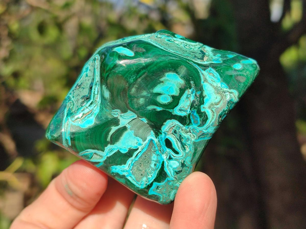 Polished Malacolla Free Forms x 6 From Kulukuluku, Congo - Toprock Gemstones and Minerals 