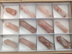 Polished Red Hematoid Quartz Display Crystals x 12 From Madagascar - Toprock Gemstones and Minerals 