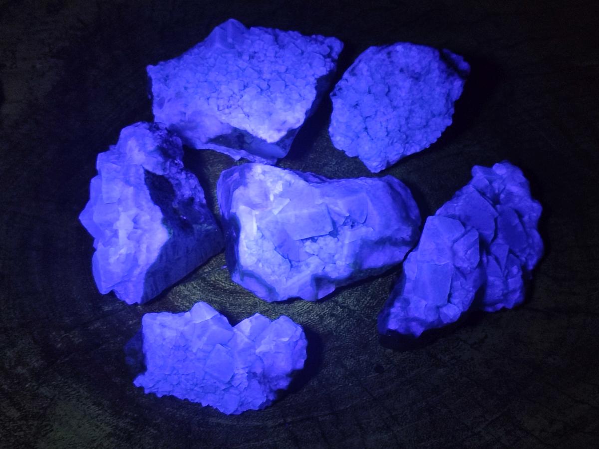 Natural Green Cubic Fluorite Specimens x 12 From Mandrosonoro, Madagascar - Toprock Gemstones and Minerals 
