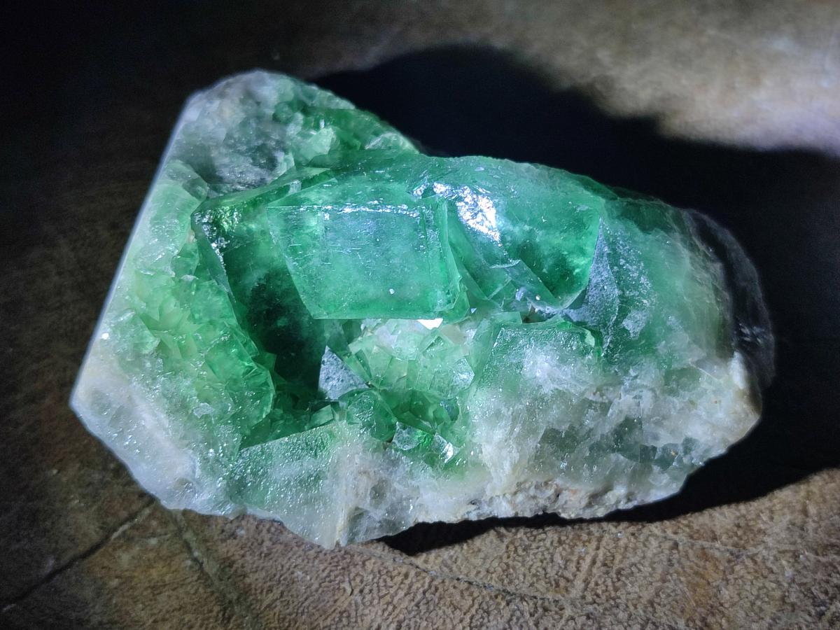 Natural Green Cubic Fluorite Specimens x 12 From Mandrosonoro, Madagascar - Toprock Gemstones and Minerals 