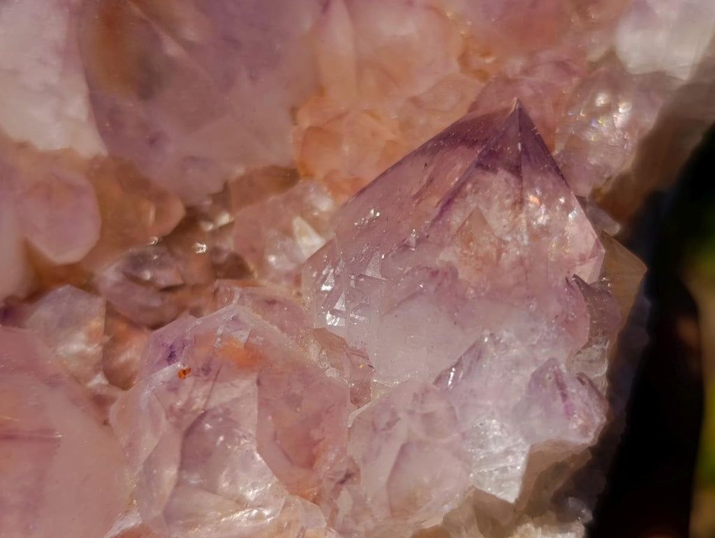 Natural Sunburst Spirit Amethyst Clusters x 2 From Boekenhouthoek, South Africa - Toprock Gemstones and Minerals 