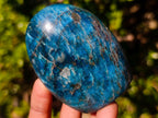 Polished Blue Apatite Standing Display Pieces x 6 From Betroka, Madagascar - Toprock Gemstones and Minerals 
