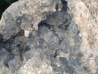 Natural Large Blue Celestite Geode Specimen x 1 From Sakoany, Madagascar - Toprock Gemstones and Minerals 