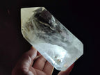 Polished Large Clear Quartz Display Crystals with Limonite Veils x 2 From Madagascar - Toprock Gemstones and Minerals 