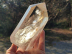 Polished Large Clear Quartz Display Crystals with Limonite Veils x 2 From Madagascar - Toprock Gemstones and Minerals 