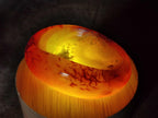 Polished Carnelian Agate Gemstone Bowls x 12 From Madagascar - Toprock Gemstones and Minerals 