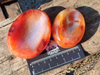 Polished Carnelian Agate Gemstone Bowls x 12 From Madagascar - Toprock Gemstones and Minerals 