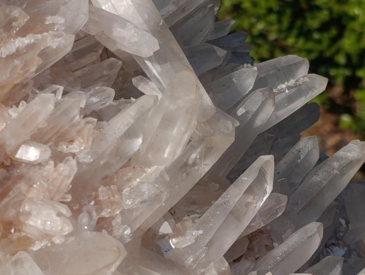 Natural XL Clear Quartz Crystal Cluster x 1 From Madagascar - Toprock Gemstones and Minerals 