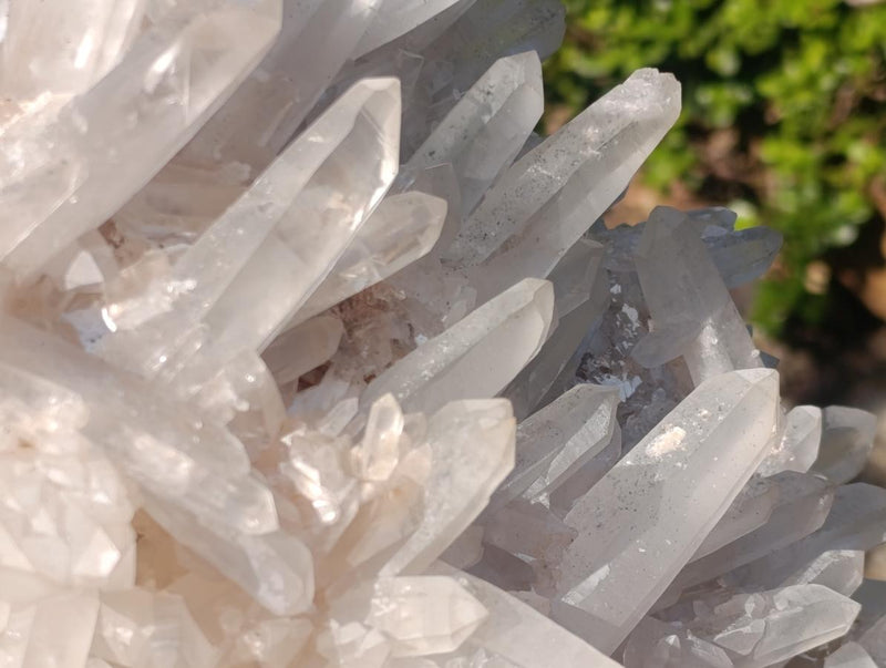 Natural XL Clear Quartz Crystal Cluster x 1 From Madagascar - Toprock Gemstones and Minerals 