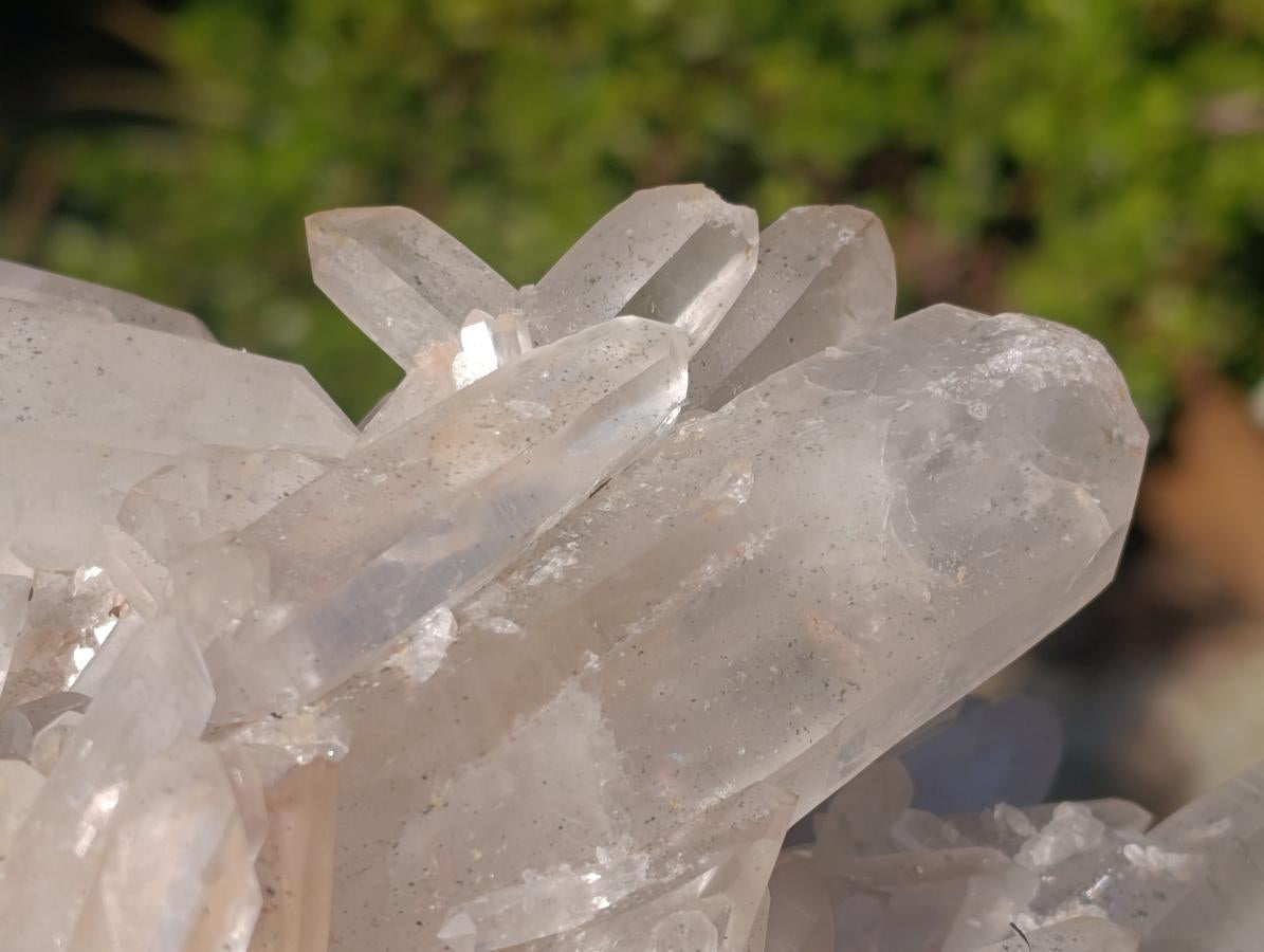Natural XL Clear Quartz Crystal Cluster x 1 From Madagascar - Toprock Gemstones and Minerals 