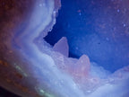 Polished Blue Lace Agate Standing Display Pieces and Free Forms x 6 From Nsanje, Malawi - Toprock Gemstones and Minerals 