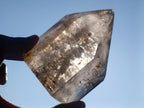 Polished Window Smokey Quartz Crystals x 2 From Madagascar - Toprock Gemstones and Minerals 