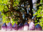 Polished Mini Window Amethyst Crystals x 35 From Akansobe, Madagascar - Toprock Gemstones and Minerals 